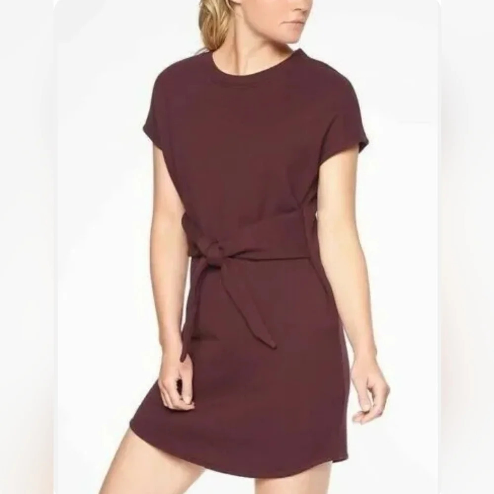 Athleta Women's Midi Dress - Rich Burgundy Size M